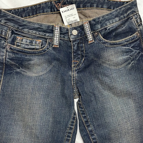 Bebe Swarovski Crystal embellished jeans - Picture 7 of 9